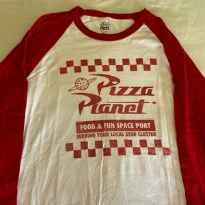 Pizza Planet Disney baseball t-shirt size 2XL